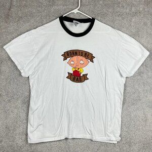 Vintage Family Guy Stewie "Born To Be‎ Bad"  T-Shirt  Sz XL
